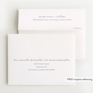 This is a cotton baby thank you cards with foil pressed by Carolyn MacLaren called big introductions printing on strathmore in standard