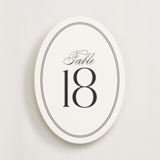 This is a tuxedo table numbers by Carolyn MacLaren called timeless together tuxedo (set of 20) in standard