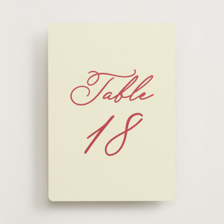 This is a burgundy table numbers by Helena Vitto called elizabeth burgundy (set of 20) in standard