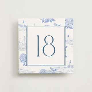 This is a sea table numbers by Jenna Holcomb called coastal toile sea (set of 20) in standard