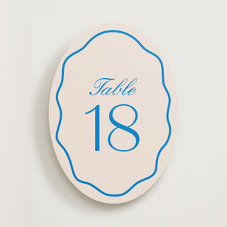 This is a lake table numbers by Megan Davis called croquet lake (set of 20) in standard