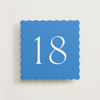 This is a santorini table numbers by Megan Davis called perriand santorini (set of 20) in standard
