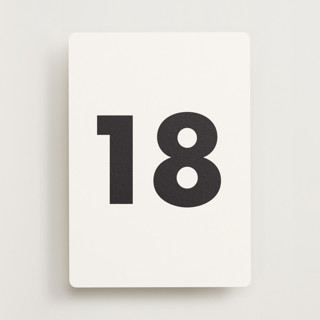 This is a tuxedo table numbers by Ellen Schlegelmilch called sienna tuxedo (set of 20) in standard