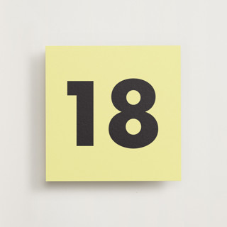 This is a butter table numbers by Ellen Schlegelmilch called sienna butter (set of 20) in standard