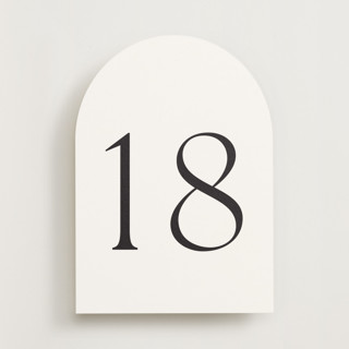 This is a tuxedo table numbers by Megan Davis called perriand tuxedo (set of 20) in standard