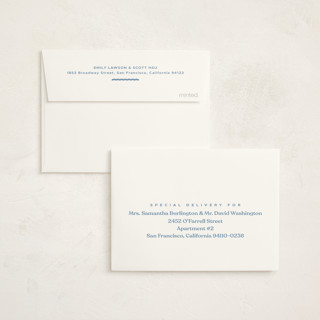 This is a water baby thank you cards with standard by Lea Delaveris called first impression printing on strathmore in standard
