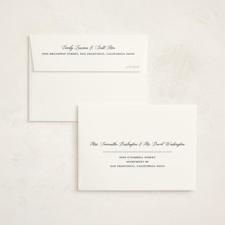 This is a blush baby thank you cards with standard by Lauren Chism called love-ly printing on strathmore in standard