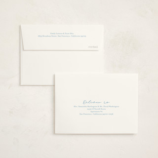 This is a sky baby thank you cards with standard by Nicole Walsh called stitched frame printing on strathmore in standard