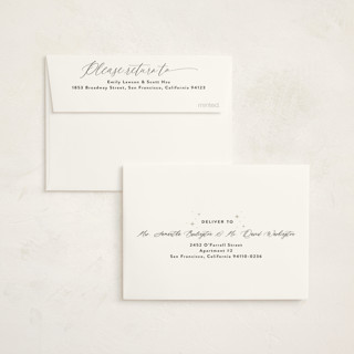 This is a cloud baby thank you cards with standard by Jackie Crawford called swoop printing on strathmore in standard
