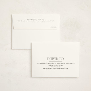 This is a linen baby thank you cards with standard by Kelly Schmidt called happy overlay printing on strathmore in standard