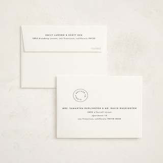 This is a hunter baby thank you cards with standard by JoAnn Jinks called headline printing on strathmore in standard