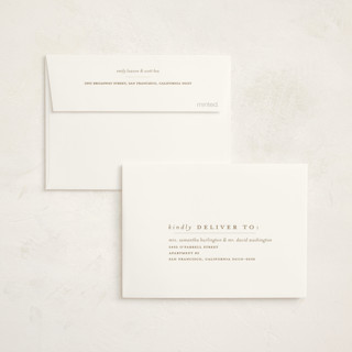 This is a sand baby thank you cards with standard by Alexandra Cohn called modern grid printing on strathmore in standard