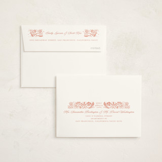 This is a sweet baby thank you cards with standard by Erin German called storybook printing on strathmore in standard