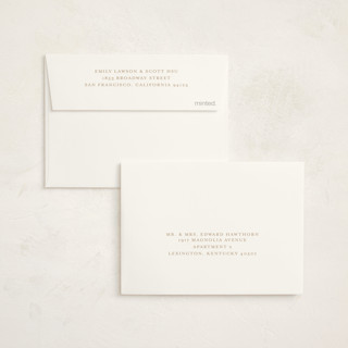 This is a honey baby thank you cards with standard by Teju Reval called horse printing on strathmore in standard