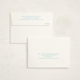 This is a blush baby thank you cards with standard by Morgan Kendall called frosting printing on strathmore in standard