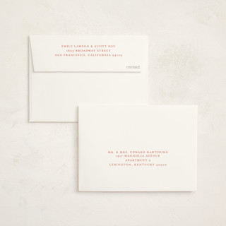 This is a sienna baby thank you cards with standard by Jennifer Lew called madison printing on strathmore in standard