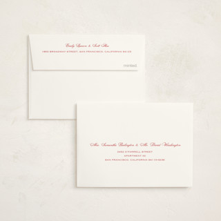This is a strawberry baby thank you cards with standard by Carolyn MacLaren called preppy cloud printing on strathmore in standard