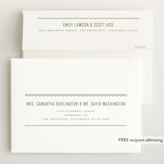 This is a pear birth announcements with standard by Vivian Yiwing called cover printing on recycled smooth signature in standard