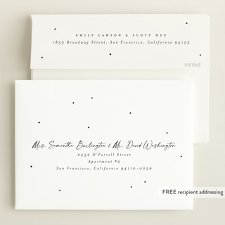 This is a coal birth announcements with standard by Meggy Masters called signature name printing on recycled smooth signature in standard