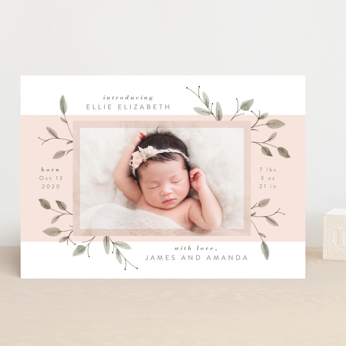 Petite Birth Announcements by JeAnna Casper Minted