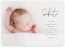 birth announcements minted