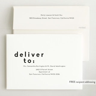 This is a ink birth announcements with standard by Robin Ott called modern name printing on recycled smooth signature in standard