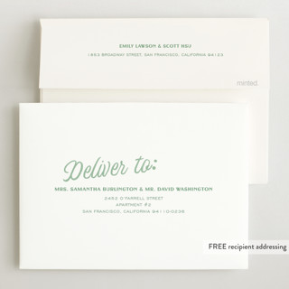This is a froggie birth announcements with standard by Sarah Cohn called vintage printing on recycled smooth signature in standard