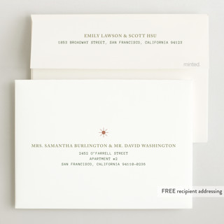 This is a garden birth announcements with standard by Bramble Studio called love in a grid printing on signature in standard