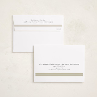 This is a mushroom birth announcements with standard by Jessica Williams called serene printing on recycled smooth signature in standard