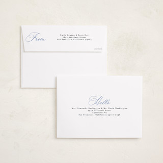 This is a powder birth announcements with standard by Gwen Bedat called sweet stripes printing on recycled smooth signature in standard