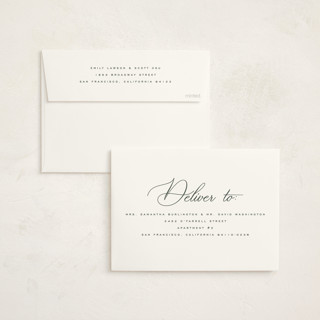 This is a forest birth announcements with standard by Blustery August called welcome baby printing on signature in standard