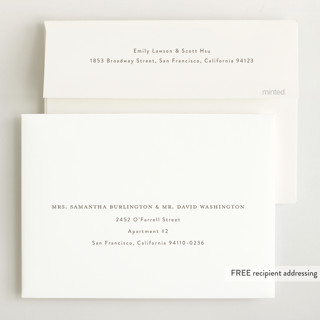This is a fawn birth announcements with standard by Nicoletta Savod called sweet one printing on recycled smooth signature in standard