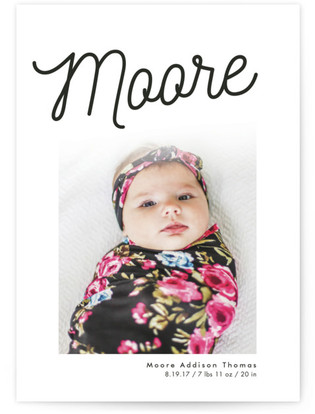 sweetest name birth announcements