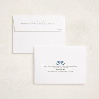 This is a marine birth announcements with standard by Kelly Watkins called layered gingham printing on recycled smooth signature in standard