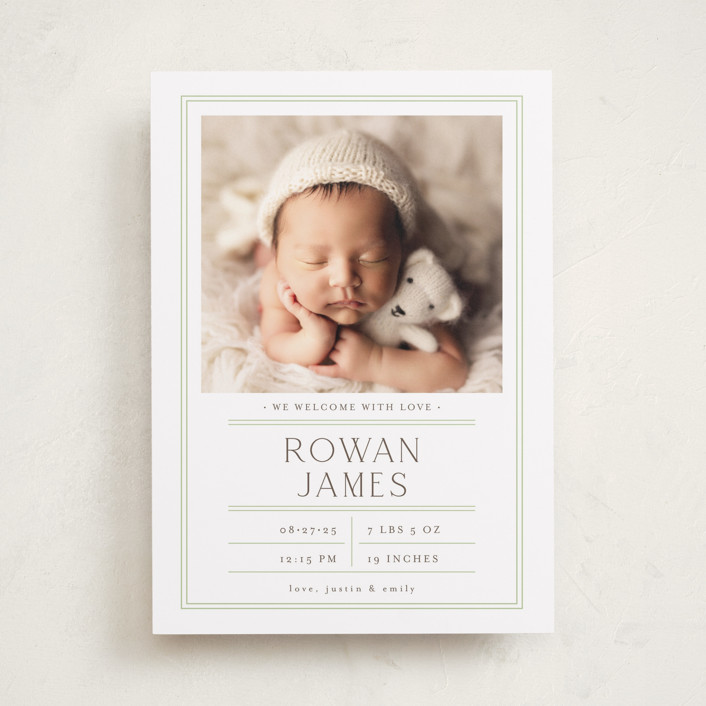 Birth Stats Label