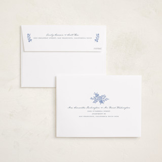 This is a delft birth announcements with standard by Grae called porcelain and lace printing on recycled smooth signature in standard