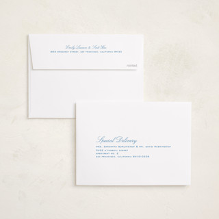 This is a tugboat birth announcements with standard by Alexandra Cohn called opus printing on recycled smooth signature in standard