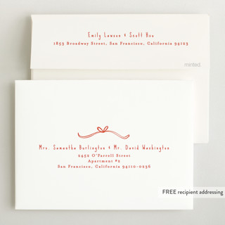 This is a strawberry birth announcements with standard by Creo Study called bundle of joy printing on recycled smooth signature in standard