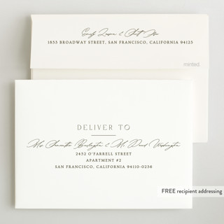 This is a boho neutral birth announcements with standard by Ana Sharpe called photo stack printing on recycled smooth signature in standard