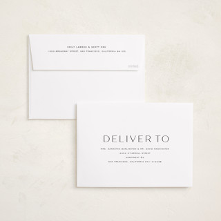 This is a dusk birth announcements with standard by Sara Hicks Malone called moondance printing on recycled smooth signature in standard