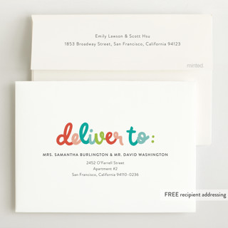 This is a dream birth announcements with standard by Stephanie Hawkes called hello doodle printing on recycled smooth signature in standard