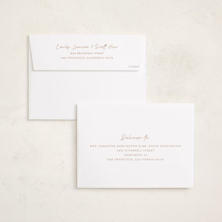 This is a cream birth announcements with standard by Vanessa Doyle called color block printing on recycled smooth signature in standard