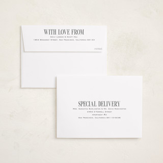 This is a cloud birth announcements with standard by Owl and Toad called simply stated printing on recycled smooth signature in standard