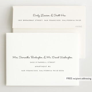 This is a charcoal birth announcements with standard by Snow and Ivy called meet me printing on recycled smooth signature in standard