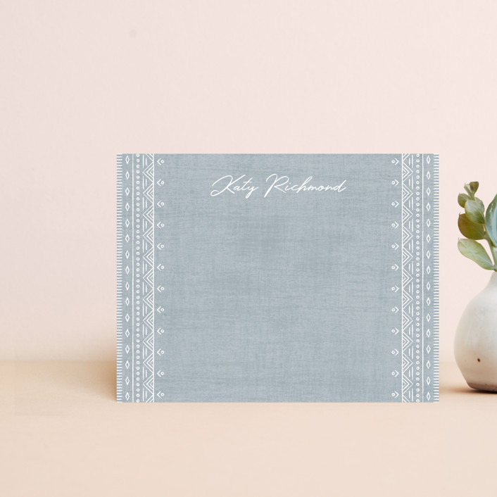 Boho Embroidery Stationery