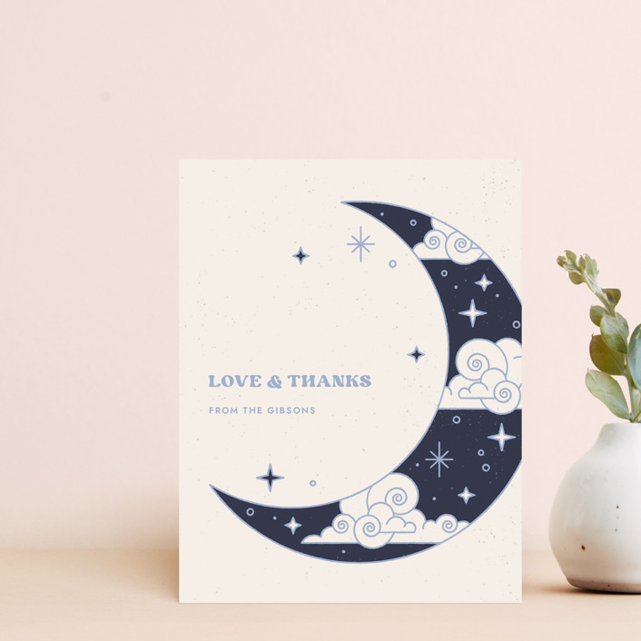 Give You the Moon Thank You Card