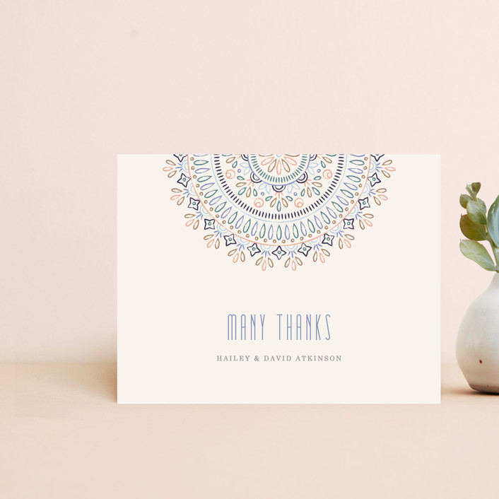 Jardin Mandala Thank You Card