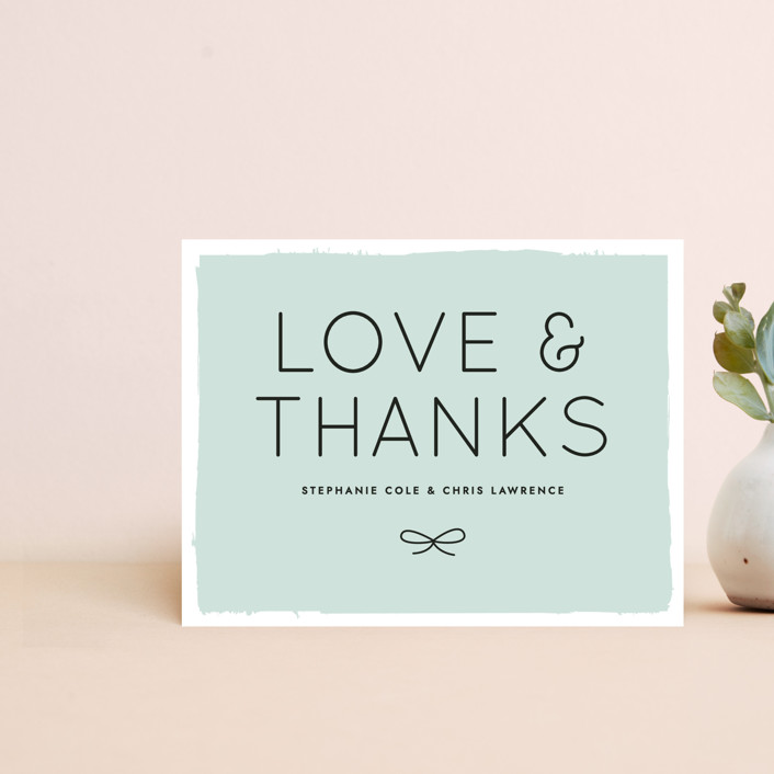 Knotted Thank You Card
