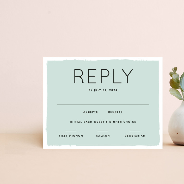 Knotted RSVP Card