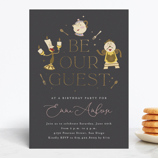 Disney's Beauty And The Beast Be Our Guest
